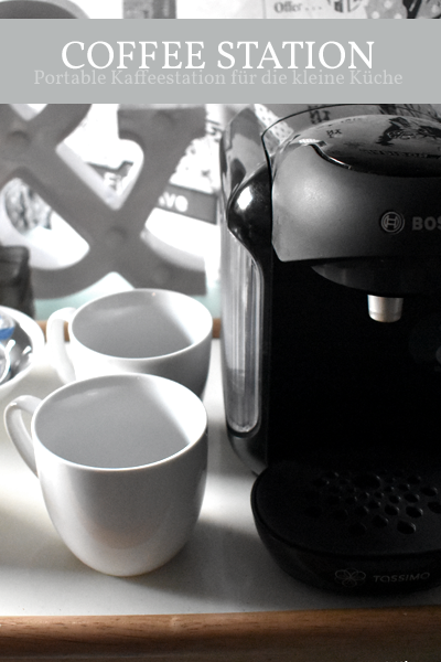 Kaffeestation trotz wenig Platz? Mach es möglich mit einer portablen Coffee Station
